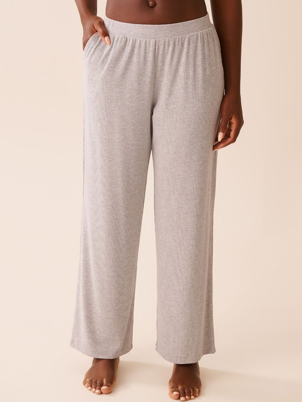 La Vie En Rose Ribbed Lounge Pants